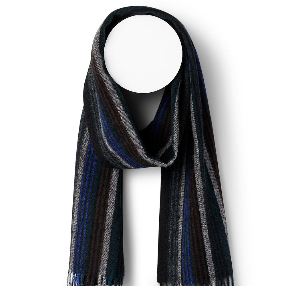 PS Paul Smith-Striped wool scarf